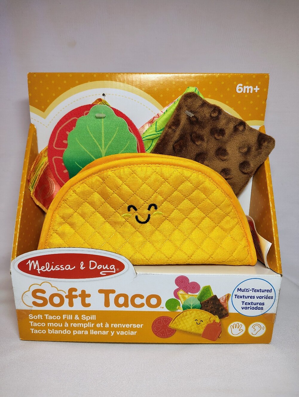 Melissa & Doug Baby Toy Soft Taco Fill & Spill 6+ Months